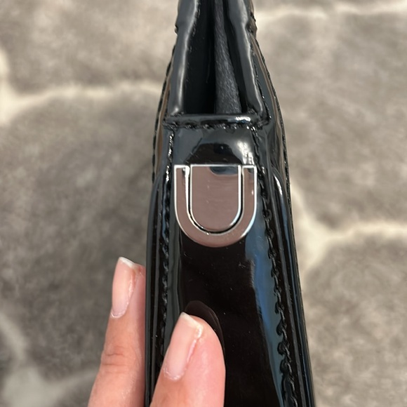 Michael by Michael Kors Berkley Legacy Leather Clutch Patent Black Leather - Picture 7 of 8